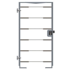 1.80m High Cheadle Gate Frame WIth Hinges & Tie Rods